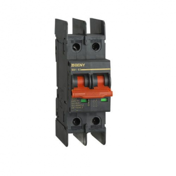ZJBENY DC circuit breaker PV – 2 pole 63A 600V